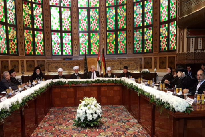 دیدار رئیس‎‌جمهور آلمان با رهبران مسلمان و مسیحی لبنان