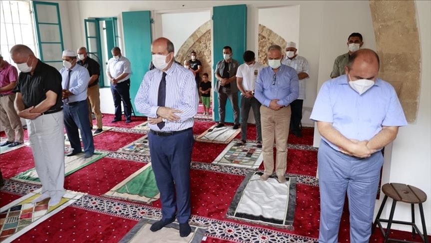 اقامه نخستين نماز جمعه در مسجد «بلال آقای» قبرس پس از ۴۷ سال