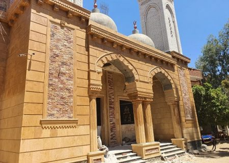 مشارکت مسیحیان و مسلمانان مصر در بازسازی مسجد + عکس