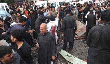 حمله تروریستی به عزاداری شیعیان در پاکستان