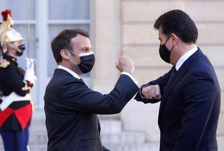 مکرون: جنگ علیه داعش با امنیت کل منطقه مرتبط است/ فرانسه در موصل کنسولگری افتتاح می‌کند