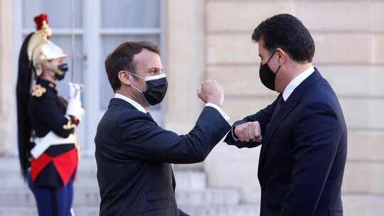 مکرون: جنگ علیه داعش با امنیت کل منطقه مرتبط است/ فرانسه در موصل کنسولگری افتتاح می‌کند