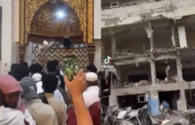 گریه نمازگزاران عربستانی به خاطر تبدیل مسجد به تالار اپرا + فیلم