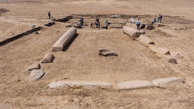 ویرانه‌های معبد زئوس، پادشاه خدایان در صحرای سینای مصر کشف شد