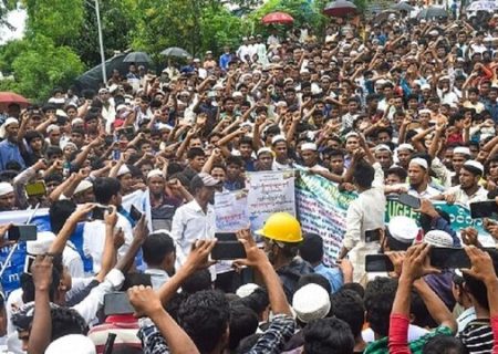 ده‌ها هزار پناهجوی اقلیت مسلمان روهینگیا در اعتراضات امروز، خواستار بازگشت به کشورشان شدند