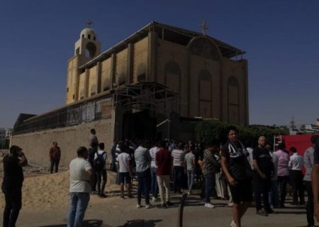 آتش سوزی در یک کلیسای دیگر در مصر