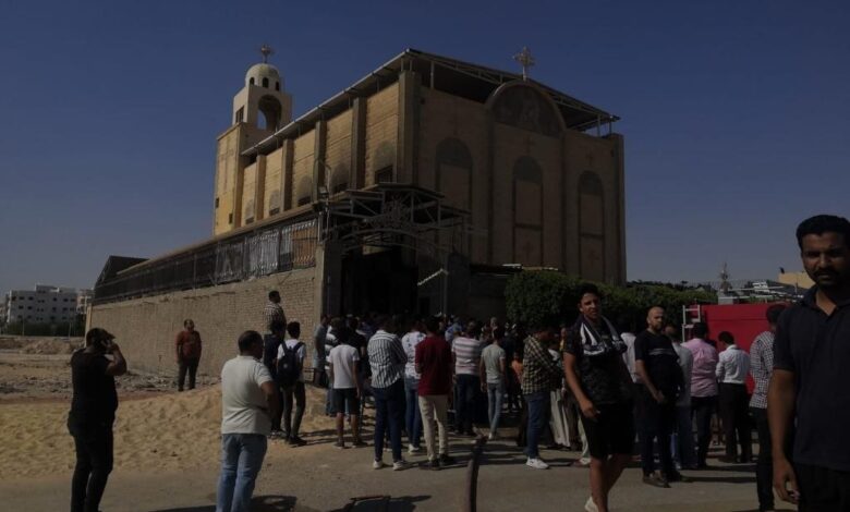 آتش سوزی در یک کلیسای دیگر در مصر
