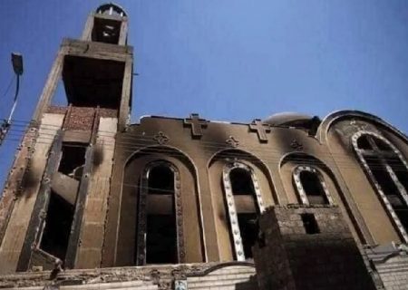 آتش سوزی در یک کلیسا در مصر، 41 کشته و 14 زخمی بر جای گذاشت