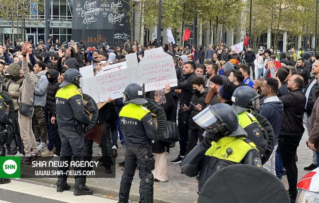 جلوگیری پلیس از سوزاندن یک نسخه قرآن در هلند