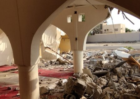 تخریب مسجد تاریخی شیعیان در عربستان + عکس