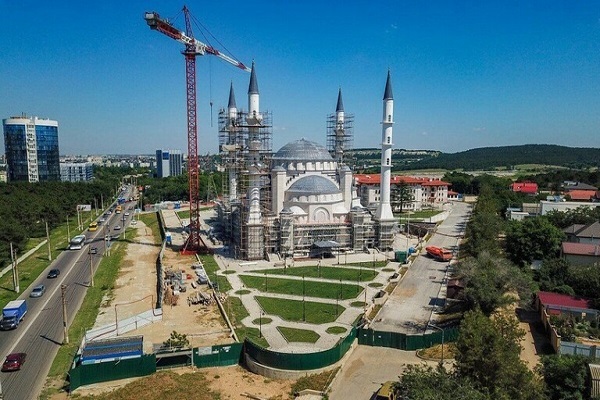 بزرگ‌ترین مسجد کریمه سال آینده به بهره‌برداری می‌‌رسد