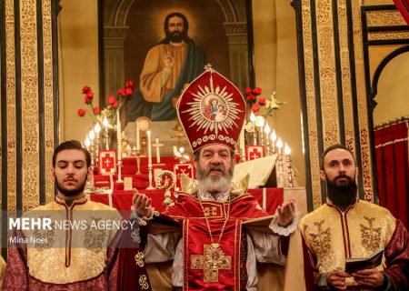 جشن میلاد حضرت مسیح (ع) در کلیسای مریم مقدس تبریز + تصاویر