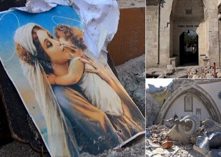 تخریب قدیمی‌ترین مسجد و کلیسای ترکیه در زلزله اخیر