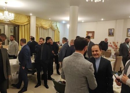 حضور رهبران جامعه مسلمانان گرجستان در ضیافت افطار سفارت ایران
