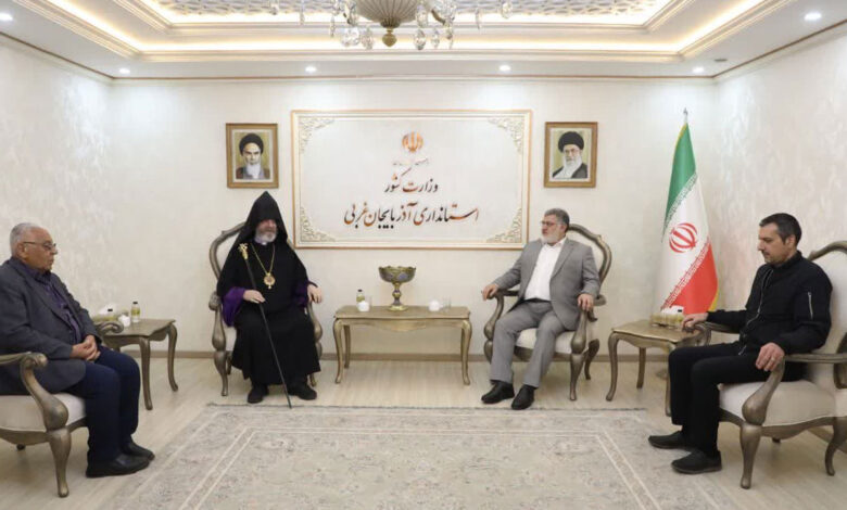 دیدار اسقف گریگور چیفتچیان با استاندار آذربایجان‌غربی