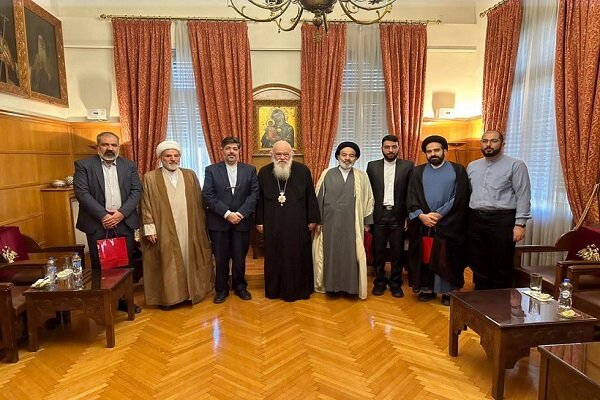 رئیس دانشگاه ادیان با اسقف ایرونیموس در یونان دیدار کرد