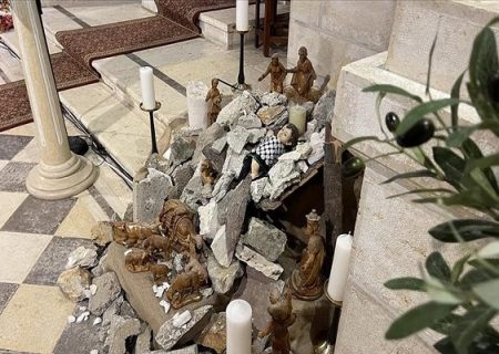 یادمان آواره‌های‌ غزه در کلیسای بیت لحم
