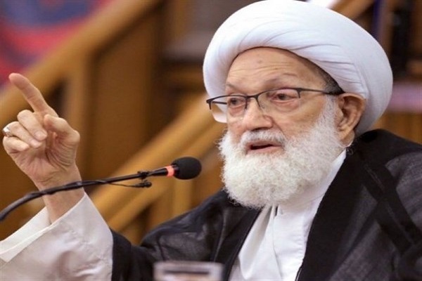 شیخ عیسی قاسم: سیاست تفرقه مذهبی رژیم بحرین ناقض منشور اقدام ملی است