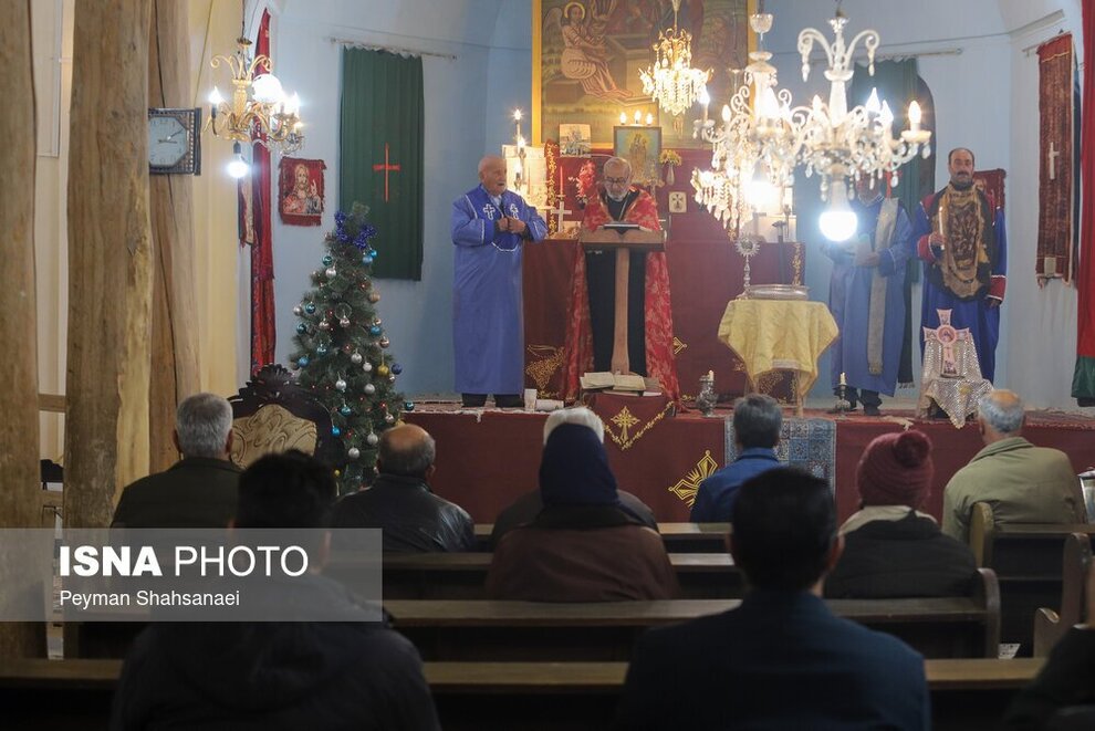 جشن میلاد مسیح در تنها روستای ارمنی نشین ایران