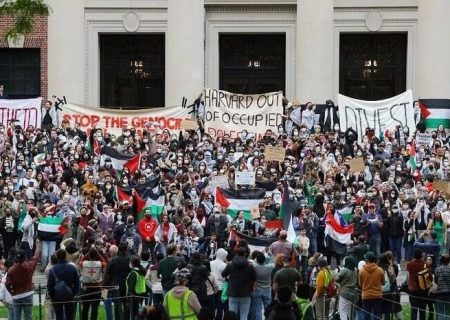 اعتراضات ضد اسرائیلی بی‌سابقه در دانشگاه‌های آمریکا