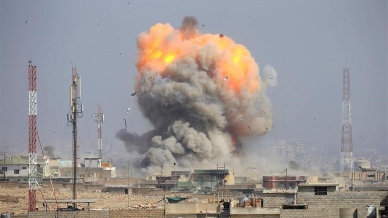 یک نمونه از بمب‌گذاری‌های داعش در شهر نینوای عراق