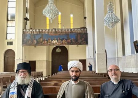دیدار راهب فلسطینی با رهبران دینی ارمنی و آشوری در تهران + عکس و فیلم