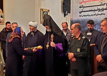 گرامیداشت شهدای مسیحی غزه در تبریز + فیلم
