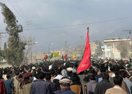 ادامه تحصن حزب وحدت مسلمین در واکنش به کشتار شیعیان پاراچنار