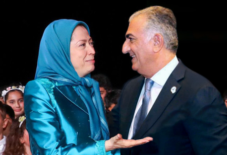 سفره مشترک سلطنت‌طلبان و منافقین با موضوع فشار حداکثری بر ایران