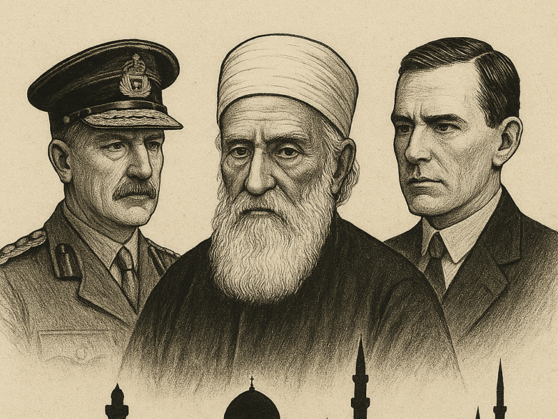 عباس افندی، مهره مطیع استعمار در اشغال فلسطین