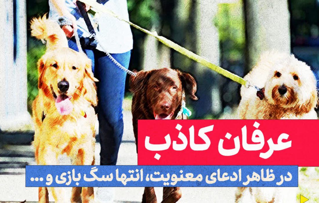 عرفان کاذب/ در ظاهر ادعای معنویت، انتها سگ بازی و …